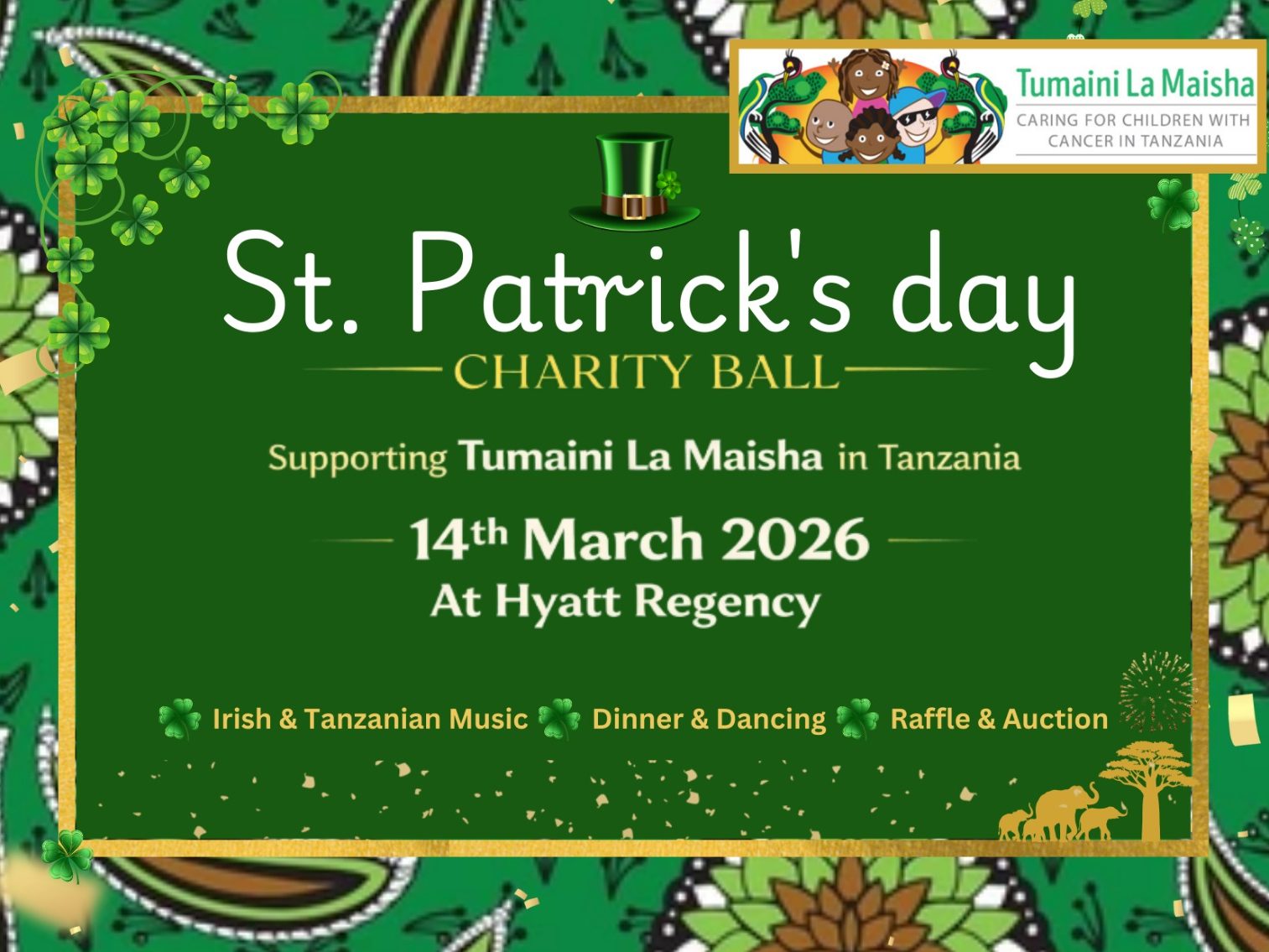 St Patrick&rsquo;s Day Charity Ball poster
